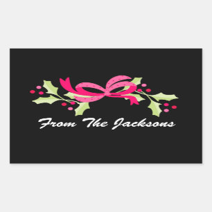 Adesivo Retangular Natal