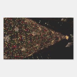 Adesivo Retangular Natal em Daley Plaza Chicago