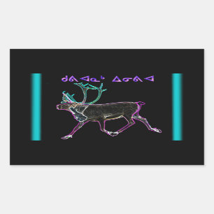 Adesivo Retangular Natal - Kuvianak