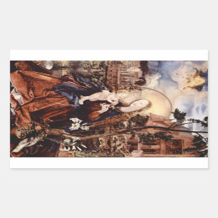 ADESIVO RETANGULAR NATIVIDADE COM LIVROS BRANCOS - MÁGICA DO NATAL