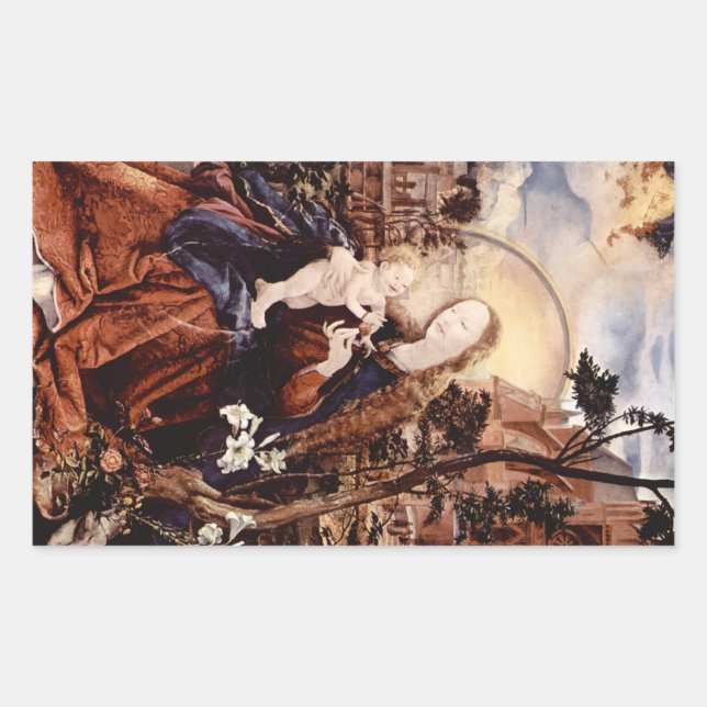 ADESIVO RETANGULAR NATIVIDADE COM VIAS BRANCAS - MÁGICA DO NATAL (Frente)