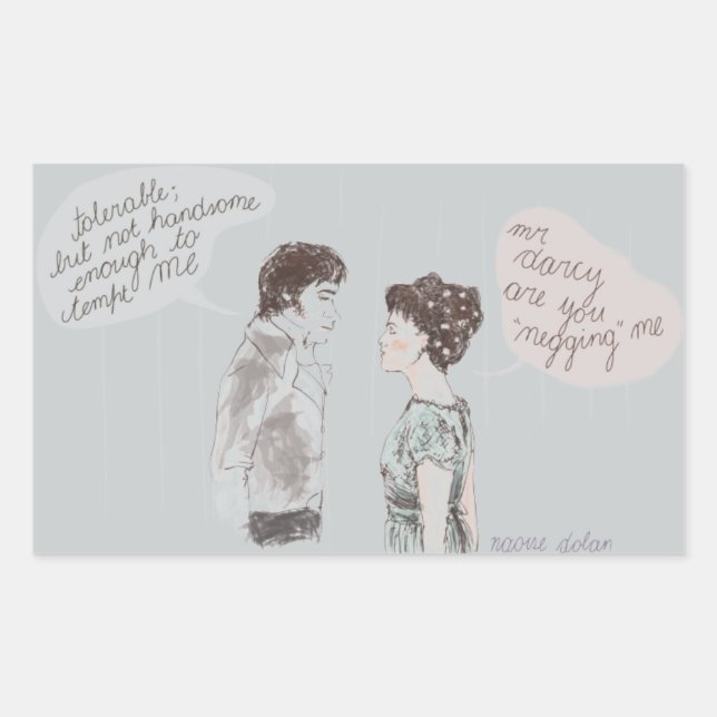 Adesivo Retangular Negação e Preconceito (Frente)