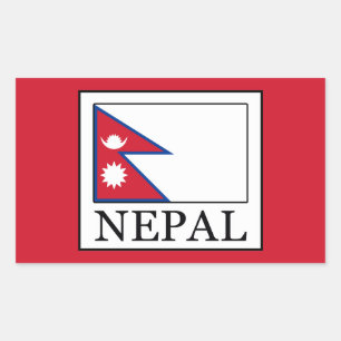 Adesivo Retangular Nepal