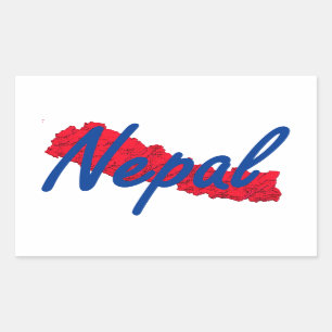 Adesivo Retangular Nepal