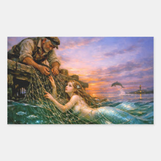 Adesivo Retangular Nerithea and the Moral Catch - Fisherman’s Dilemma