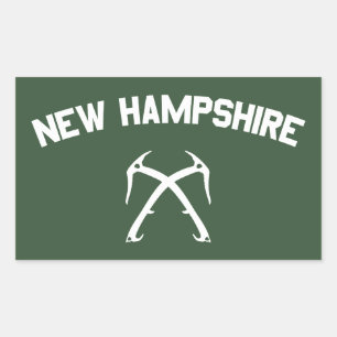 Adesivo Retangular New Hampshire Ice Climbing