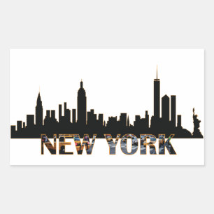 Adesivo Retangular New York