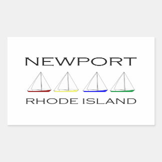 Adesivo Retangular Newport Rhode Island