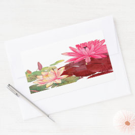 Adesivo Retangular Ninfhaea lotus