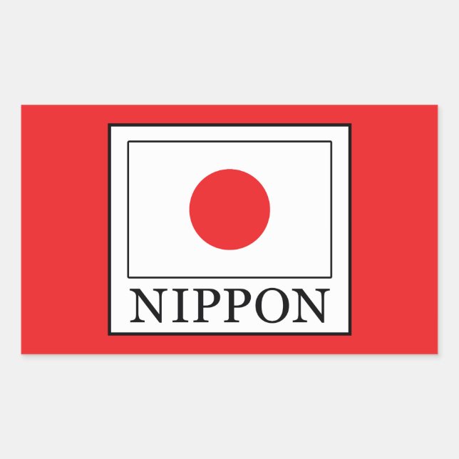 Adesivo Retangular Nippon (Frente)