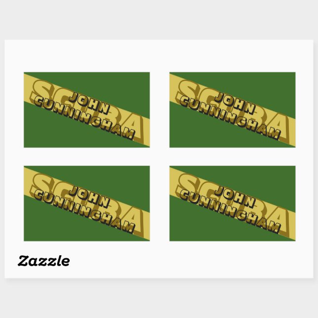 ADESIVO RETANGULAR NITROX SCUBA. CAMOUFLAGE SCUBA. ESTILO MILITAR. (Folha)