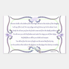 Adesivo Retangular No abrigo! Cartão