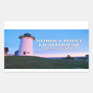 Adesivo Retangular Nobska Point Lighthouse, Massachusetts Stickers