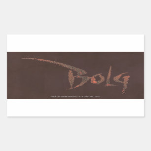 Adesivo Retangular Nome do Bolg