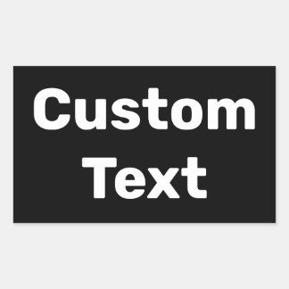 Adesivo Retangular Nomes personalizados/personalizados feitos/persona