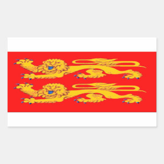 Adesivo Retangular Normandy (France) Flag