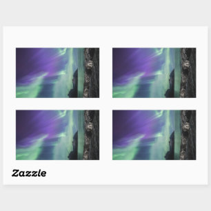 Adesivo Retangular Norte Lights Senja