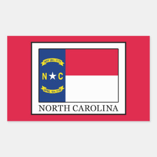 Adesivo Retangular North Carolina