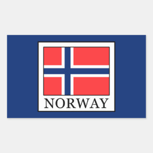 Adesivo Retangular Noruega