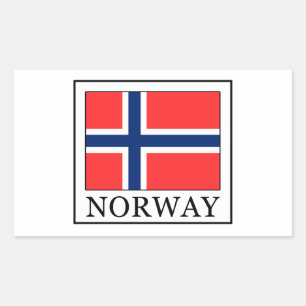 Adesivo Retangular Noruega