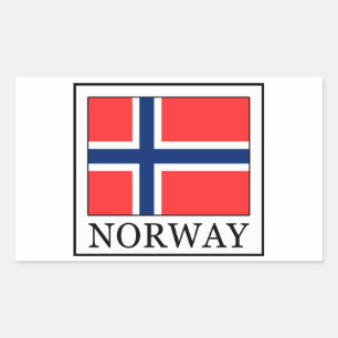 Adesivo Retangular Noruega