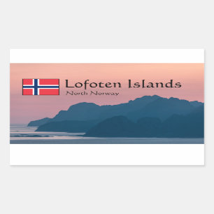 Adesivo Retangular Noruega Lofoten