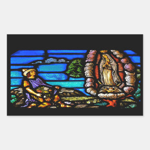 Adesivo Retangular Nossa Senhora Guadalupe Nuestra Senora Vidro
