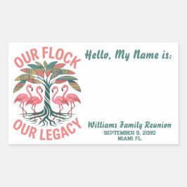 Adesivo Retangular Nosso resindicato de família personalizada do noss