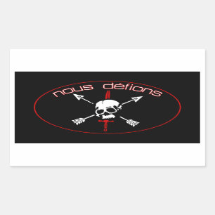 Adesivo Retangular Nous Defions