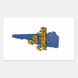 Adesivo Retangular Nova Hampshire