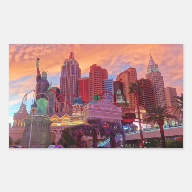 Adesivo Retangular Nova Iorque - Hotel New York #3-2 Stickers (Frente)