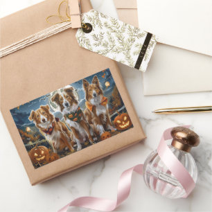 Adesivo Retangular Nova Scotia Halloween Spooky