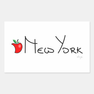 Adesivo Retangular Nova York Big Apple