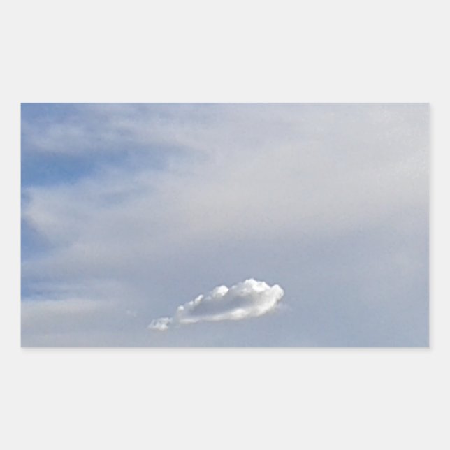 Adesivo Retangular Nuvem e Nuvem (Frente)