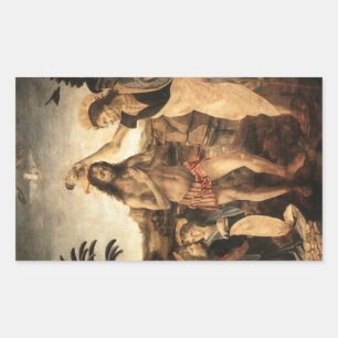 Adesivo Retangular "O baptismo de Christ