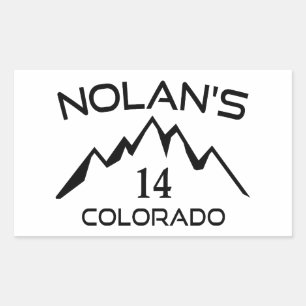 Adesivo Retangular O Colorado 14 de Nolan