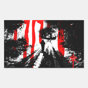 Adesivo Retangular O Dentro da Besta