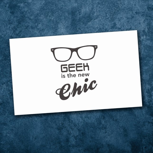 Adesivo Retangular O geek É O Novo Chic (Criador carregado)