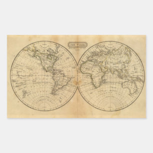 Adesivo Retangular O mundo 2