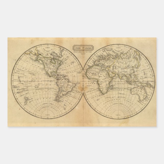 Adesivo Retangular O Mundo 2 (Frente)