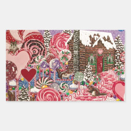 Adesivo Retangular O Mundo das Minerações de Elizabeth