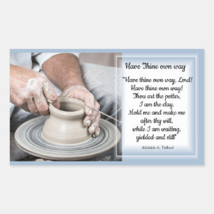 Adesivo Retangular O Potter no trabalho, tenha o seu jeito