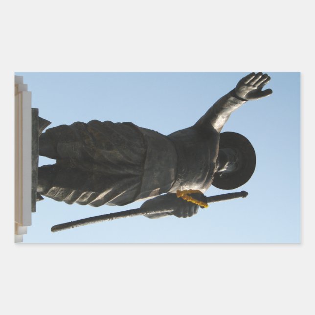 Adesivo Retangular O Rei Excelente Anouvong... Vientiane, Laos (Frente)