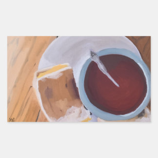 Adesivo Retangular O sabor do calor