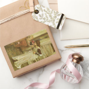 Adesivo Retangular O santuário de John William Waterhouse