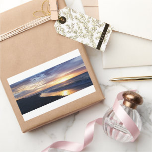 Adesivo Retangular Oceano Tranquilo