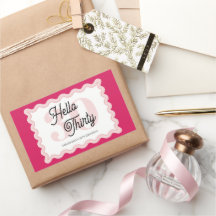 Olá, 30 Wavy Groovy aniversário de 30 anos