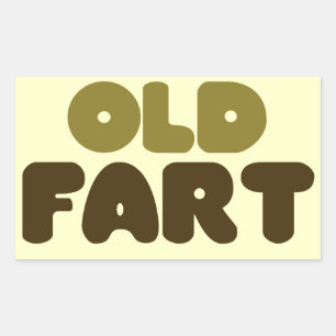 Adesivo Retangular Old Fart