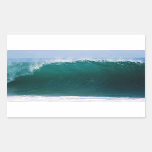 Adesivo Retangular Onda Turquesa Oceânica