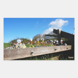 Adesivo Retangular Optocht van Fubby's naar felicitatie.